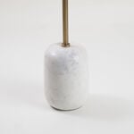 Homez Marble Side Table, Beige 31*53 Cm image number 2