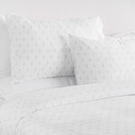 Boutique Blanche 3pcs cotton duvet cover 260*220cm 300 thread count diamond image number 0