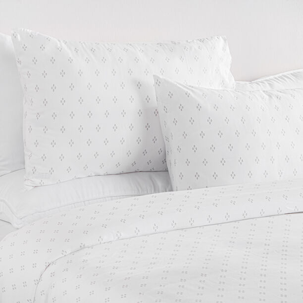 Boutique Blanche 3pcs cotton duvet cover 260*220cm 300 thread count diamond image number 0