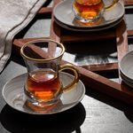 La Mesa Arabic Tea Set 12 Pieces Honey Marble And Gold image number 3
