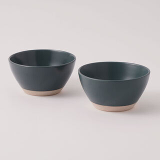 La Mesa 4pcs porcelain bowl set, green 18*18*9 cm