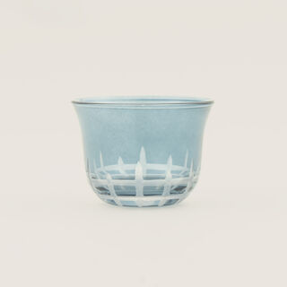 Dallaty 6pcs arabic coffee cup set, dark blue