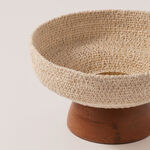 لا ميسا وعاء تقديم خشب 12*20*20سم، بيج image number 3