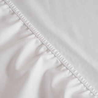 Kate 300 thread count cotton bed sheet, twin size 120*200cm white
