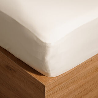 Ambra 600 TC supima cotton fitted sheet 180*200 beige