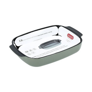 Alberto green glass oven dish 3.8L