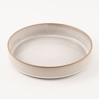 لا ميسا طقم أطباق عشاء فخار من قطعتين، كريمي