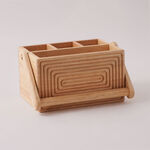 البرتو حامل أدوات المائدة خشبي 23.6*17.5*12.7 سم image number 2