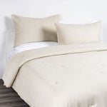 Boutique Blanche 3pc cotton super king comforter set, beige 120*200cm image number 0