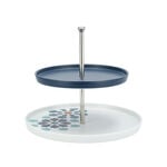 Oumq Stainless Steel 2 Tier Serving Stand image number 0