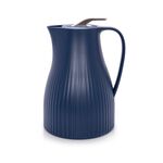 Dallety Plastic Vacuum Flask Bear Dark Blue 1L image number 0