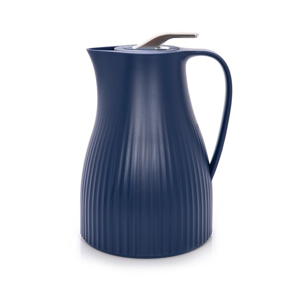 Dallety Plastic Vacuum Flask Bear Dark Blue 1L image number 0