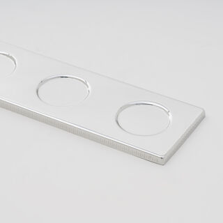 Pearl Collection Dallaty Nut Bowl Base Aluminum, Silver, 33.5*11.5*1cm