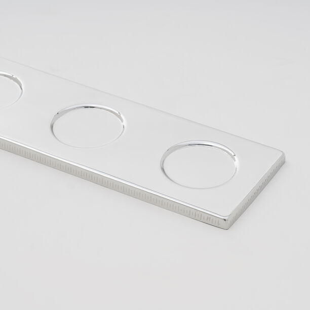 Pearl Collection Dallaty Nut Bowl Base Aluminum, Silver, 33.5*11.5*1cm image number 2