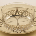 La Mesa Porcelain 18Pcs Dinner Set Kairouan Collection, Silver image number 1