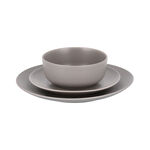 La Mesa grey stoneware 18 pc Dinner set image number 1