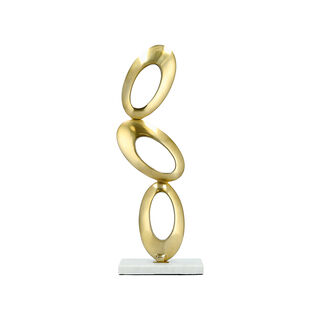 Home Accent Marble And Metal 17*9*56 cm