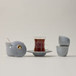 20 Pieces Porcelain Arabic Tea And Coffee Set image number 0
