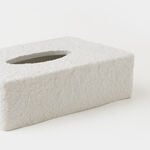 Homez polyresin tissue box, off white 22*12.2*5.2cm image number 2