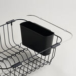 Alberto stainless steel dish rack, black 39.4*32.1*14cm image number 2