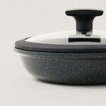 ألبرتو مقلاة ألومنيوم مع غطاء 1.5 لتر، أسود image number 5