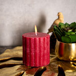 Pillar Candle Rustic, Ridge Aqua Breezy Beach  image number 3