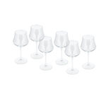 RCR transparent crystal goblets 6 pcs image number 0