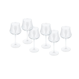 RCR transparent crystal goblets 6 pcs
