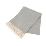 Cotton Knitted Throw Dusty Green image number 2