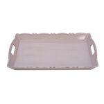 Serving Tray Antique Finish Beige Color image number 1