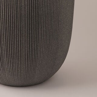 Homez Planter Ceramic Grey 37*37*37.5 Cm