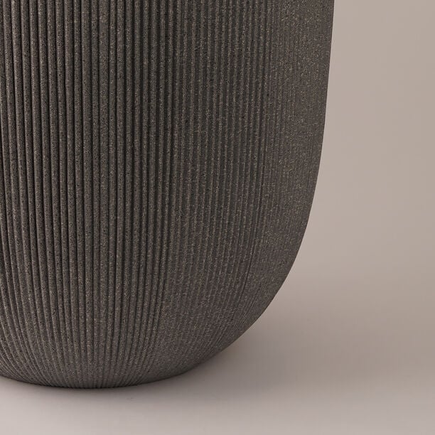 Homez Planter Ceramic Grey 37*37*37.5 Cm image number 3