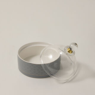 Porcelain Date Bowl 1Pc Thumanya Gray