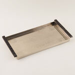Dallaty Serving Tray, Silver, 46*24*3 cm image number 1