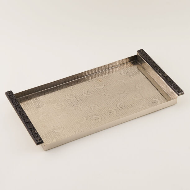 Dallaty Serving Tray, Silver, 46*24*3 cm image number 1