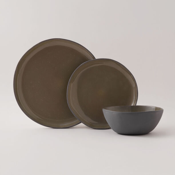 لاميسا طقم عشاء 12 قطعة من البورسلان، أخضر image number 0