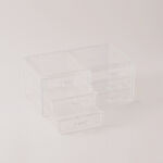 هومز منظم مكياج بلاستيك 23.8*15.3*10.8 سم image number 0