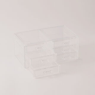 هومز منظم مكياج بلاستيك 23.8*15.3*10.8 سم