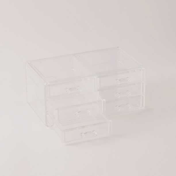 هومز منظم مكياج بلاستيك 23.8*15.3*10.8 سم image number 0