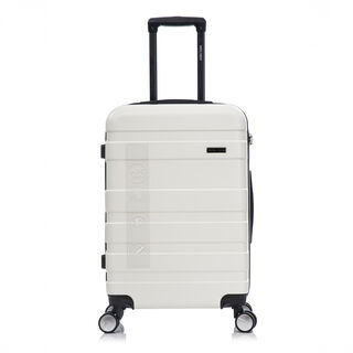 Travel Vision Abs Wheeled Suitcase, White, 24 Inch, 44*25.5*66.5 Cm