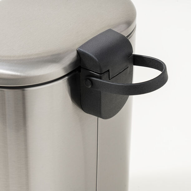 Cottage 5L stainless steel rectangleoval trash bin soft close, silver image number 2