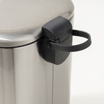 Cottage 5L stainless steel rectangleoval trash bin soft close, silver image number 2
