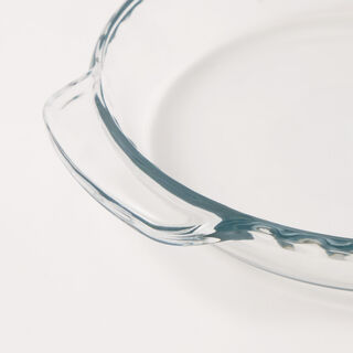Anchor hocking clear glass pie plate 25cm