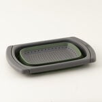 البرتو سلة غسيل بلاستيك قابلة للتمدد، أخضر 39*26*4 سم image number 0