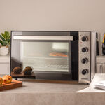 Kumtel Luxell black electric oven, 70 liters, 2500 watts image number 0