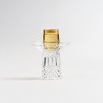 Homez Glass Diamond Oud Burner 12*12*15Cm, Brown image number 1