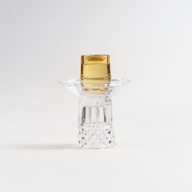 Homez Glass Diamond Oud Burner 12*12*15Cm, Brown image number 1