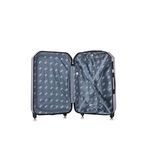 4 Piece Abs Trolley Case Set Diamond Silver 18/22/26/30" image number 8