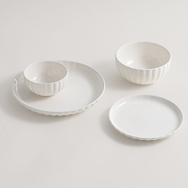 La Mesa porcelain 16pcs dinner set white image number 0