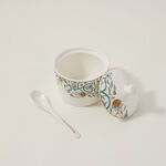 21 Pcs Porcelain Tea And Coffee Set Green image number 4